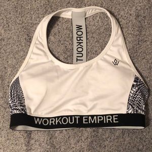 Workout empire sports bra medium